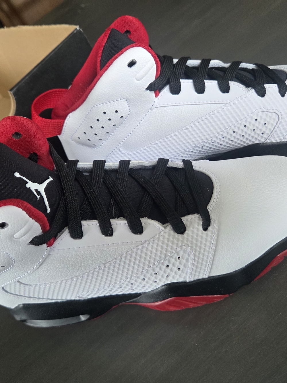 Air Jordan Lift Off Men's White Red Basketball Sneaker Shoes